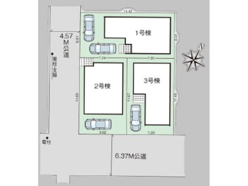 【新築建売住宅】市川市菅野２期３棟 1号棟 3LDK戸建