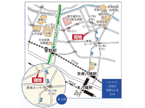 【新築建売住宅】市川市菅野２期３棟 3号棟 3LDK戸建